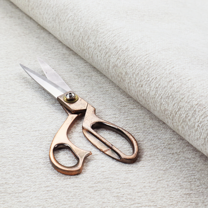 A sophisticated, multi-tonal neutral weave. It features a blend of cream, beige, and soft taupe threads, creating a subtle, heathered effect.