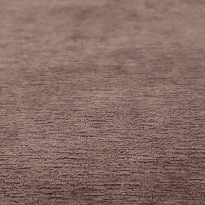 A rich, deep chocolate-brown weave with a sophisticated, textured finish. It is crafted with a dense, nubby construction that creates a subtle horizontal ribbing effect, providing both visual depth and a tactile, grounded feel.