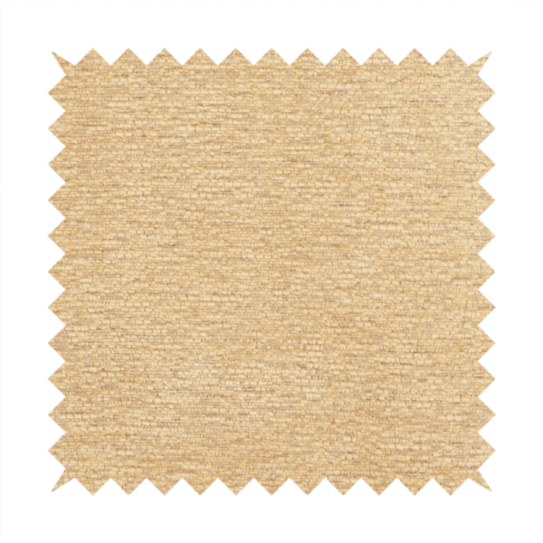 A warm, golden-beige weave with a sophisticated, textured finish. It is crafted with a dense, nubby construction that creates a subtle horizontal ribbing effect, providing both visual depth and a tactile, inviting feel.