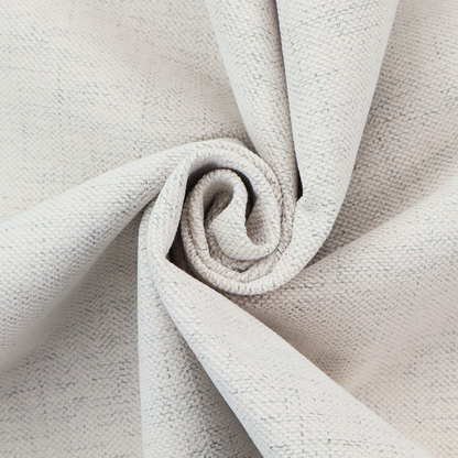 A textured woven fabric in a crisp white or light ivory shade.