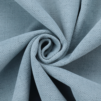 A textured woven fabric in a soft, light powder blue or serene sky blue shade.