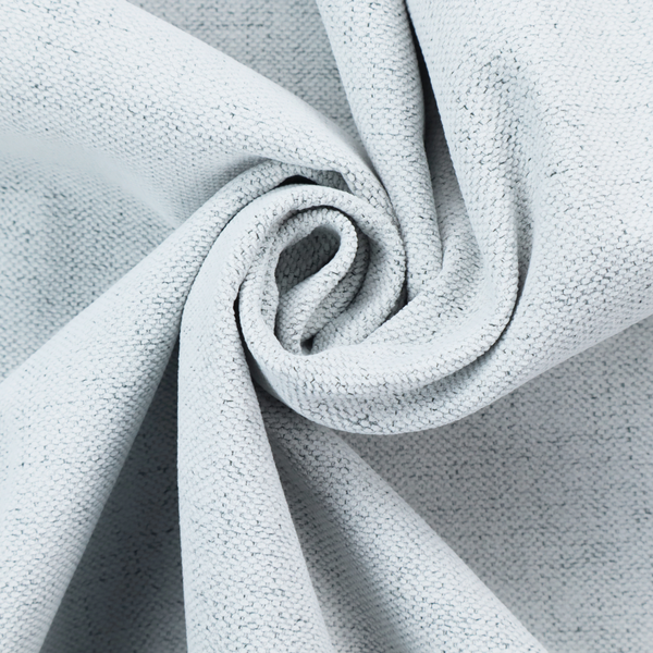 A textured woven fabric in a very pale, icy blue or light mist grey-blue shade.