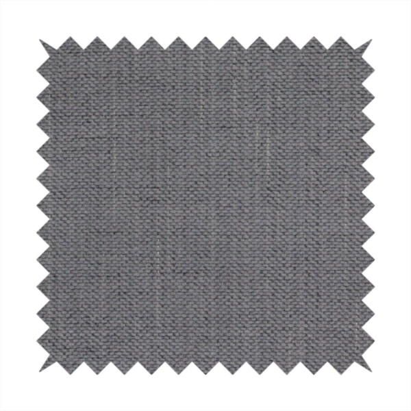 a textured woven fabric in a medium charcoal or slate grey shade.