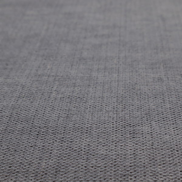 a textured woven fabric in a medium charcoal or slate grey shade.