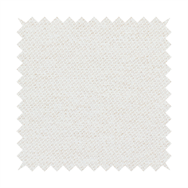 A cream or ivory woven upholstery fabric with a fine, pebble-like texture.
