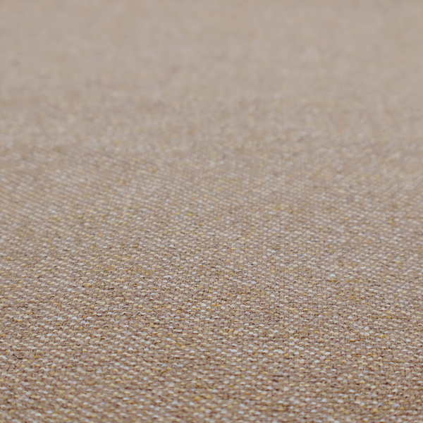 A muted taupe or mushroom-coloured textile with a tight diagonal twill weave. The fabric is a multi-tonal blend, interlacing earthy brown and grey-beige yarns with fine cream and gold flecks, creating a sophisticated heathered effect.