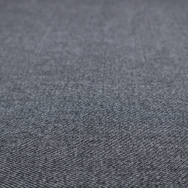 Dark, smoky grey with heavy white flecking; high-contrast heather.
