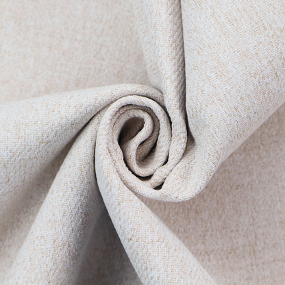 A light beige upholstery fabric with a fine, textured weave.