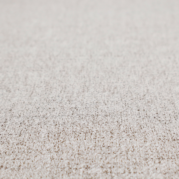 A taupe and grey upholstery fabric with a dense, multi-tonal textured weave.