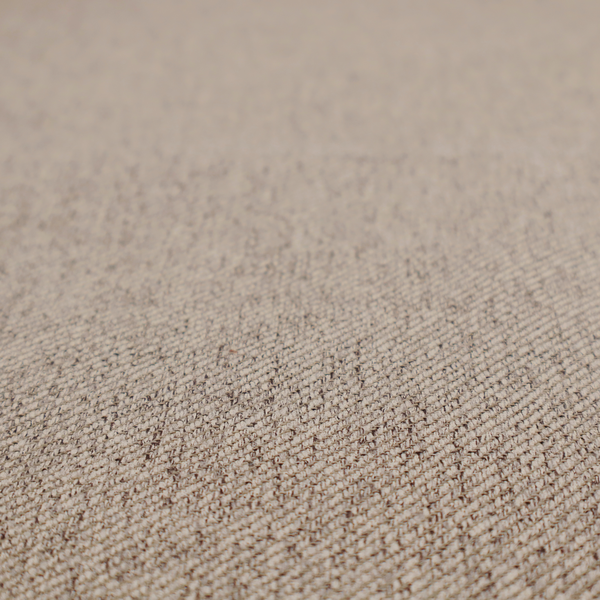 A warm grey and brown upholstery fabric with a dense, diagonal textured weave.