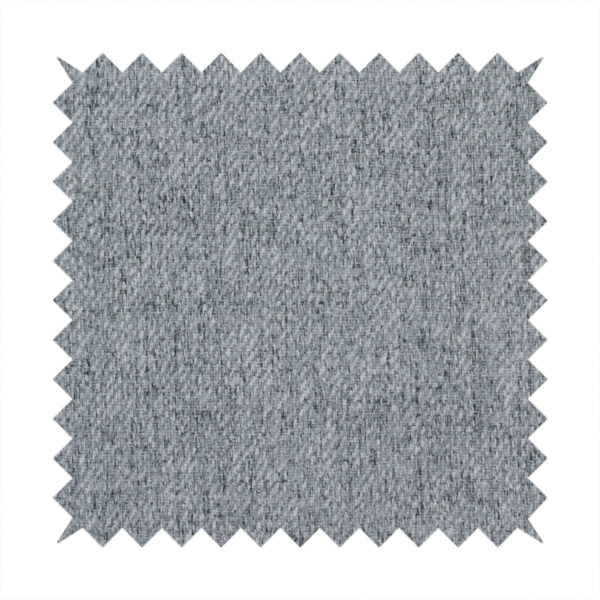 A mid-grey upholstery fabric with a dense, diagonal marled weave.