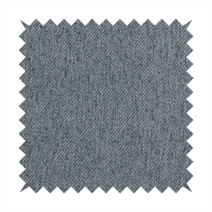 A charcoal grey upholstery fabric with a dense, diagonal textured weave.