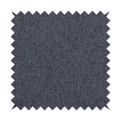 A charcoal grey upholstery fabric with a dense, diagonal twill weave.