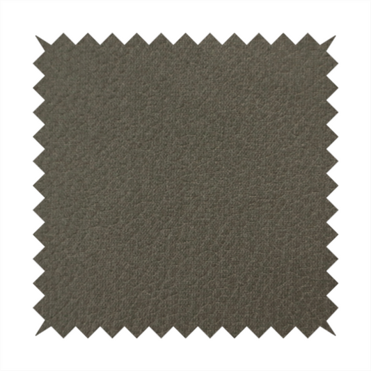 Boston Faux Leather Upholstery Fabric in a deep olive green colour, showcasing a fine pebbled grain texture.