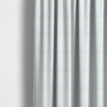 The fabric used to create these made-to-measure curtains is a solid white fabric with a distinct, tightly woven grid texture. The material features a uniform, grid-like pattern of tiny raised squares, reminiscent of Aida cloth or a textured linen blend, creating a subtle, clean, and matte finish across the entire surface.