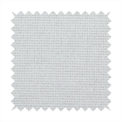 A light grey or soft ash fabric featuring a distinct, tightly woven grid texture. The material showcases a multi-tonal, basket-weave style pattern with blended pale grey and subtle white threads, creating a clean, neutral, and matte finish across the entire surface.