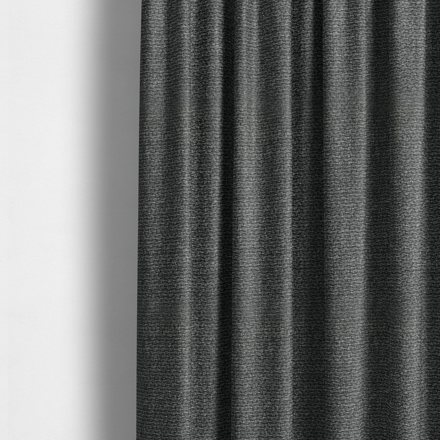 Astro Textured Hopsack Plain Grey Colour Upholstery Fabric CTR-35 - Made To Measure Curtains