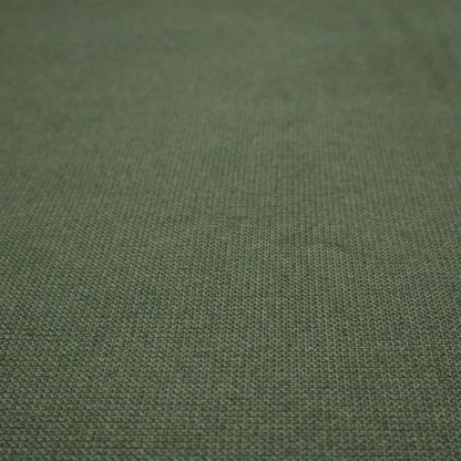 A textured moss green fabric with a tight, uniform weave.