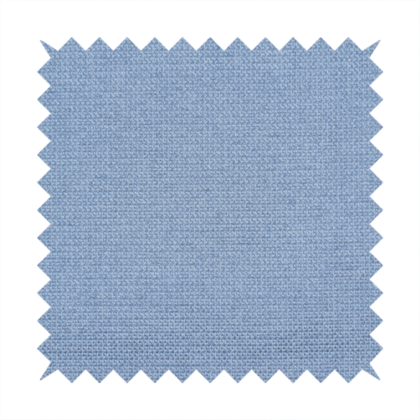 A textured cornflower blue fabric with a tight, uniform cross-weave.