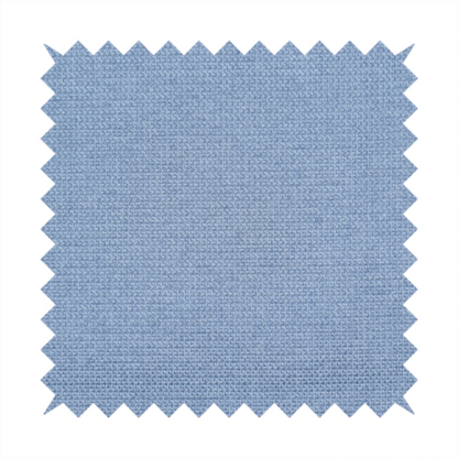 A textured cornflower blue fabric with a tight, uniform cross-weave.