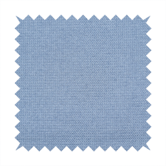 A textured cornflower blue fabric with a tight, uniform cross-weave.