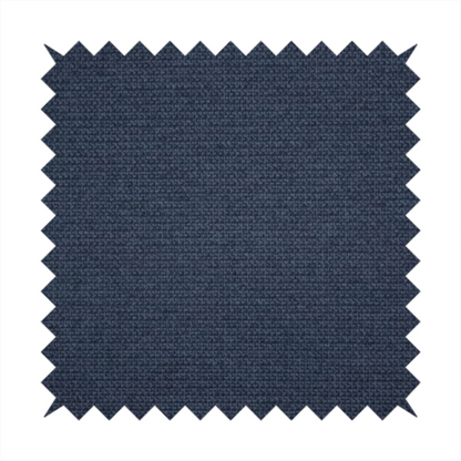 A textured navy blue fabric with a tight, uniform cross-weave pattern.