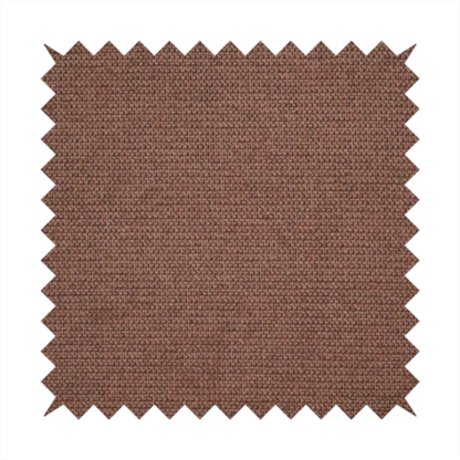 A textured dark terracotta brown fabric with a tight, uniform cross-weave.