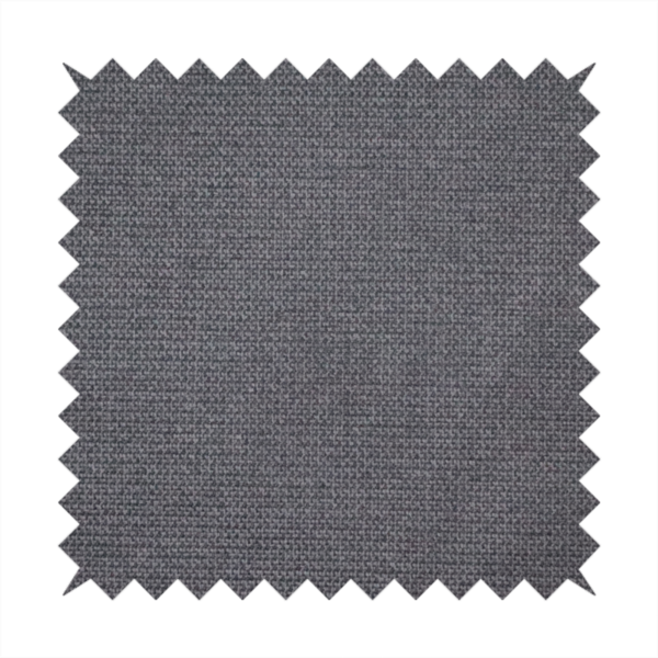 A textured charcoal grey fabric with a tight, uniform cross-weave.
