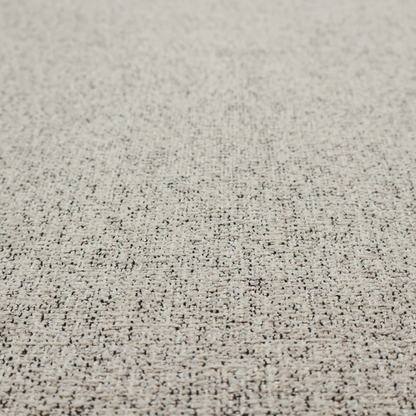 A textured taupe, beige, and charcoal woven fabric swatch.