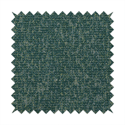A multi-tonal emerald and dark green textured woven fabric swatch.