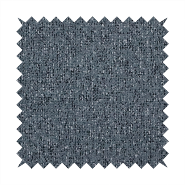 A multi-tonal slate blue and grey textured woven fabric swatch.