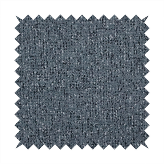 A multi-tonal slate blue and grey textured woven fabric swatch.
