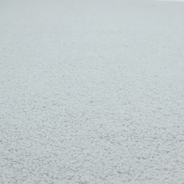 A light grey or pale ice-blue boucle fabric texture.