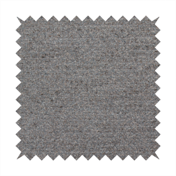 A dark grey, textured upholstery fabric.