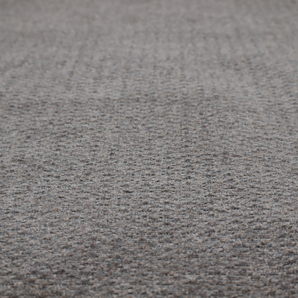 A dark grey, textured upholstery fabric.