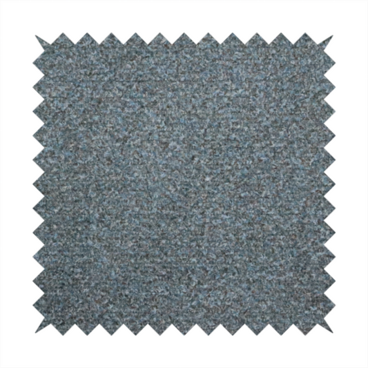 a multi-toned steel blue and grey textured upholstery fabric.