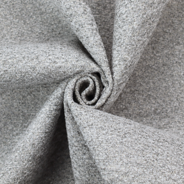 A textured mid-grey upholstery fabric with a subtle heathered effect.