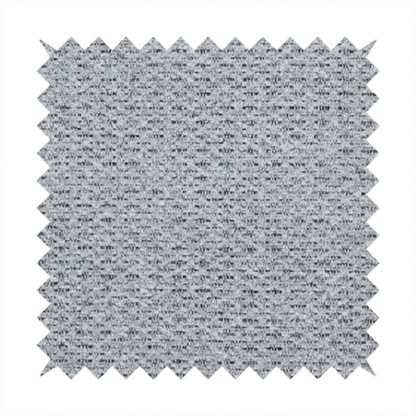 A textured light charcoal grey upholstery fabric with distinct darker horizontal weave lines.
