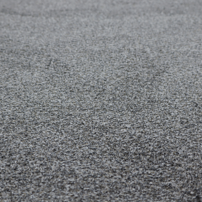 A multi-toned charcoal grey and silver textured upholstery fabric.