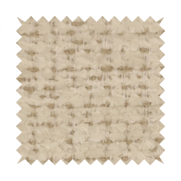 Wellington Chunky Chenille Weave Upholstery Fabric Cream Colour CTR-36 - Handmade Cushions