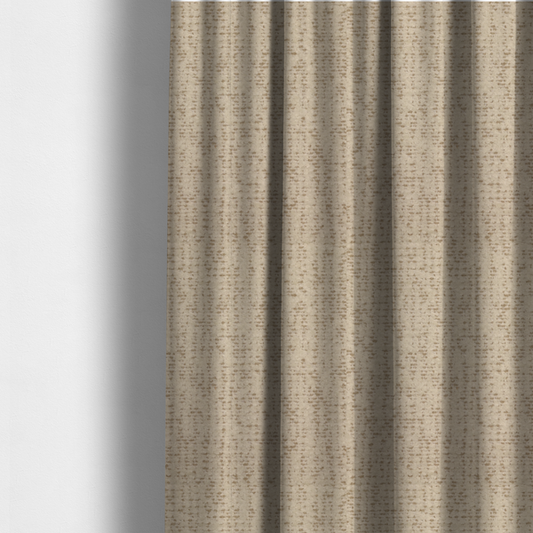Wellington Chunky Chenille Weave Upholstery Fabric Cream Colour CTR-36 - Made To Measure Curtains