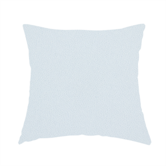 The fabric used to create this handmade cushion is a Merida Suede upholstery fabric in a very pale, off white colour.