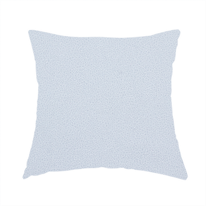 The fabric used to create this handmade cushion is a Merida Suede upholstery fabric in a light silver colour.