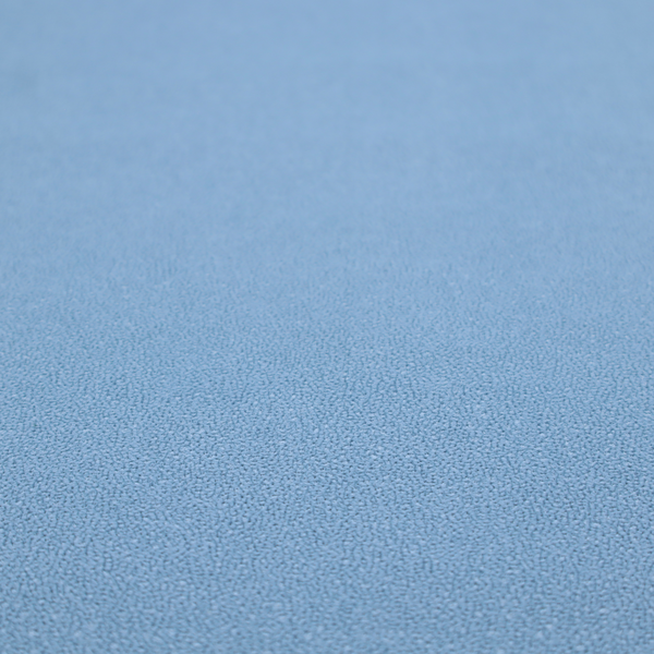 Merida Suede upholstery fabric in a soft, medium sky blue colour.