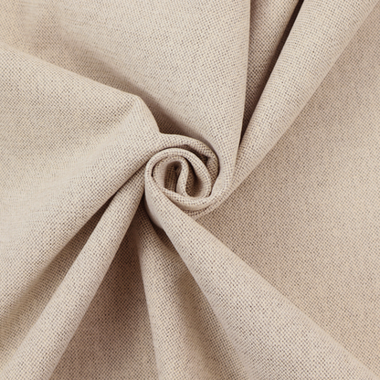 A finely textured weave in a soft cream or light ivory shade. The material features a subtle heathered look with tiny flecks of beige and neutral undertones throughout.