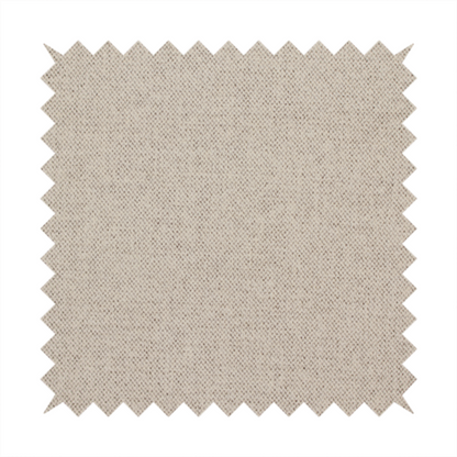 A finely textured weave in a soft greige or light stone shade. The material features a subtle heathered look with tiny flecks of pale grey, cream, and beige undertones throughout.