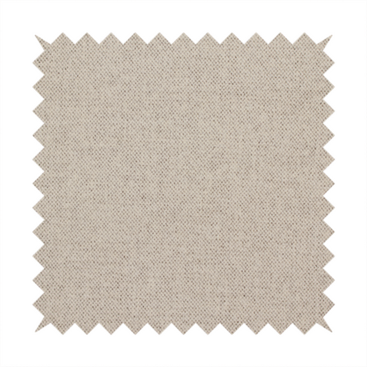 A finely textured weave in a soft greige or light stone shade. The material features a subtle heathered look with tiny flecks of pale grey, cream, and beige undertones throughout.