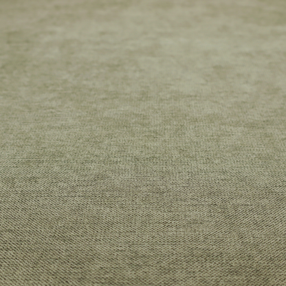 A finely textured weave in a muted sage, olive, or light moss green shade. The material features a subtle heathered look with finely blended threads of earthy green and darker neutral undertones throughout.