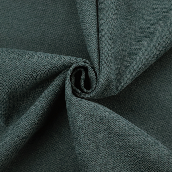 A finely textured weave in a deep teal, slate green, or dark spruce shade. The material features a subtle heathered look with finely blended threads of rich blue-green and darker neutral undertones throughout.