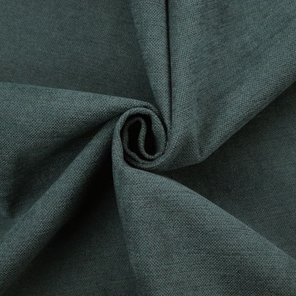 A finely textured weave in a deep teal, slate green, or dark spruce shade. The material features a subtle heathered look with finely blended threads of rich blue-green and darker neutral undertones throughout.